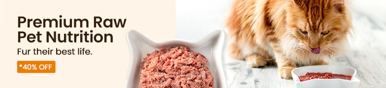 Premium Raw Pet Nutrition Fur their best life 40% Off